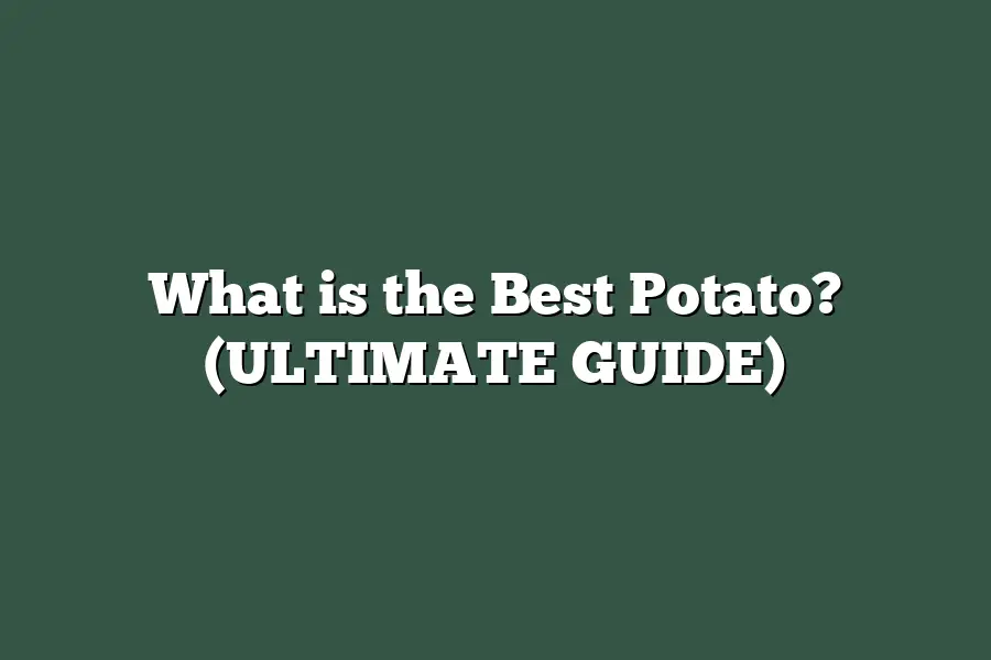 What is the Best Potato? (ULTIMATE GUIDE)