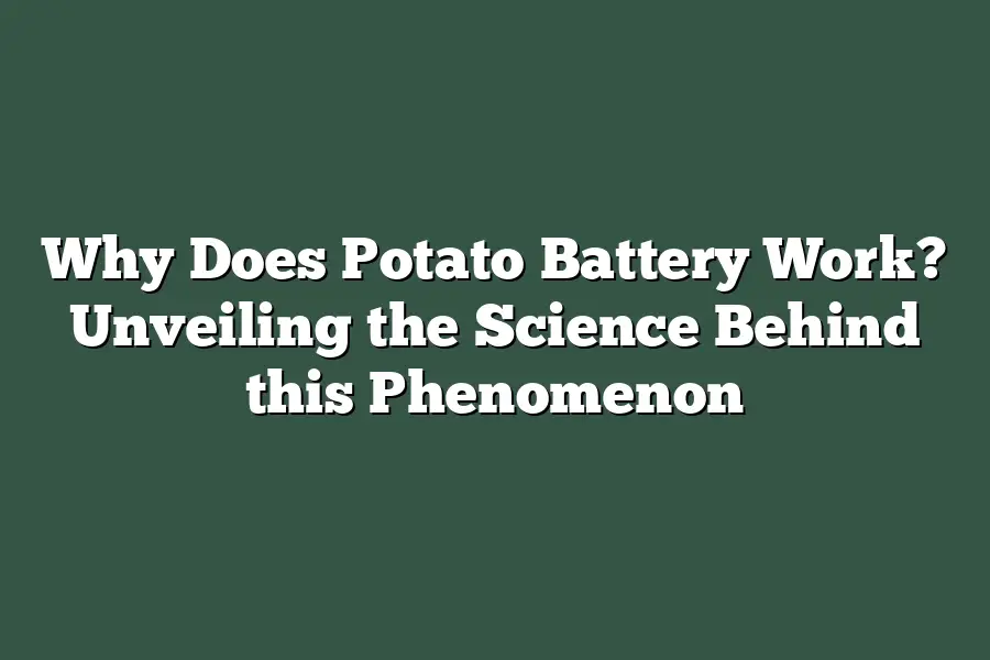 Why Does Potato Battery Work? Unveiling the Science Behind this Phenomenon